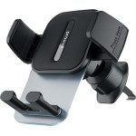Proove - Car Holder Crystal Clamp - Air Vent, Mechanical Clamp, Secure Fastening, for 4.7''-6.9'' Phones - Black - (CHCC00000001)