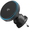 Proove - Car Holder with Wireless Charging Graphite Circle - for Air Vent, Qi2, 15W, LED Indicator - Black - (WHGC15010001)