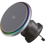 Proove - Car Holder with Wireless Charging Icecore - Air Vent, Strong Magnet, Active Cooling, Qi2 15W - Gray - (WHIC15002003)