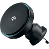 Proove - Car Holder with Wireless Charging Light Circle - for Air Vent, Magnetic Grip, Qi2 15W - Metallic Grey - (WHLC15010002)