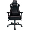 Proove - Gaming Chair Warrior - 4D Armrests, 135� Backrest, Frog Mechanism, Semi PU, Active Cooling - Black - (GCWR0001011)