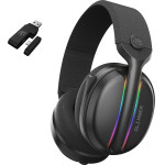 Proove - Gaming Headphones Glimmer - with Microphone, 2.4GHz, Bluetooth 5.4, RGB, O40mm, 900mAh - Black - (WHGL00022001)