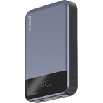 Proove - Power Bank Hoodman - Type-C, Lightning, Magnetic, with LED Display, Qi, 20W, 10000mAh - Grey - (PBH120010003)