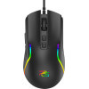 Proove - Wired Mouse Assembler - for Gaming, USB, RGB, 7 Buttons, 12400DPI, Windows, Mac, Linux, 1.5m - Black - (CMAS00000101)