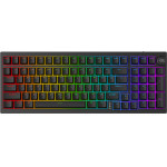 Proove - Wireless Gaming Keyboard Slicker - 2.4GHz, Bluetooth 5.2, Type-C, 98 Keys, 4000mAh, 1.8m - Black - (WKSLEN00022401)