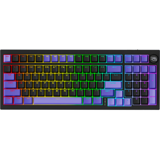 Proove - Wireless Gaming Keyboard Slicker Pro - Mechanical, BT5.3, Type-C, RGB, 98 Keys, 6000mAh, 1.8m - Black - (WKSLPEN22416)