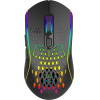 Proove - Wireless Mouse Buzz - for Gaming, 2.4GHz, USB-C, Ergonomic, LED, 6 Buttons, 800-4800DPI, 1.5m - Black - (WMBU00022401)