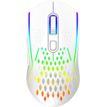 Proove - Wireless Mouse Buzz - for Gaming, 2.4GHz, USB-C, Ergonomic, LED, 6 Buttons, 800-4800DPI, 1.5m - White - (WMBU00022402)