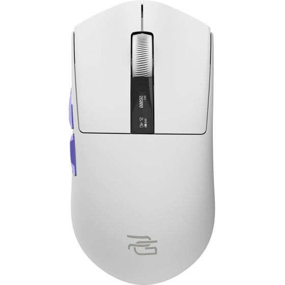 Proove - Wireless Mouse Jester 8K - for Gaming, OLED Display, 7 Buttons, 800-26000DPI, 500mAh, 1.5m - White - (WMJS00022002)