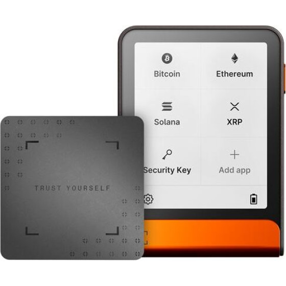 Ledger Flex Orange Crypto Hardware Wallet with Recovery Key - (LEDGERFLEX-ORANGE-RK)