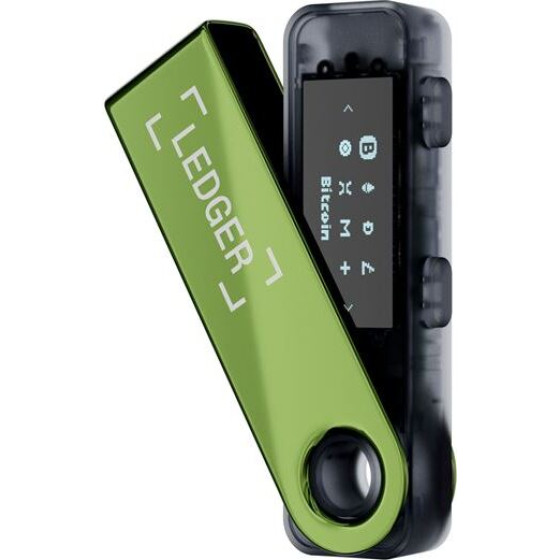 Ledger Nano S Plus Oxidate Green Crypto Hardware Wallet - (LEDGERNANOS-OGREEN-RK)