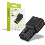 Mobile Origin 35W Travel Adapter, EU/US/UK/AU PW25, black - (MO-PW25-BLK)