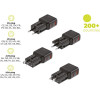 Mobile Origin 35W Travel Adapter, EU/US/UK/AU PW25, black - (MO-PW25-BLK)