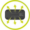 Mobile Origin 3in1 Wireless Magnetic Charger MO1, white - (FRL-WCH-31-WHT)