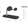 Mobile Origin 3in1 Wireless Magnetic Charger MO1, white - (FRL-WCH-31-WHT)