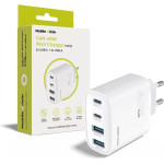 Mobile Origin 40W GaN Wall Charger PW22 - 2x USB-C + 2x USB-A - (MO-40WCH-PW22)