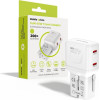 Mobile Origin 45W Travel Adapter, EU/US/UK/AU PW26, white - (MO-PW26-WHT)