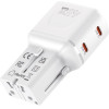 Mobile Origin 45W Travel Adapter, EU/US/UK/AU PW26, white - (MO-PW26-WHT)