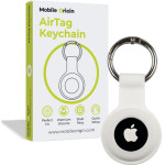 Mobile Origin AirTag KeyChain, white - (FRL-ATKC-WHT)