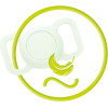 Mobile Origin AirTag Pet Collar, luminous green - (MO-APC-FGRN)