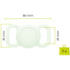 Mobile Origin AirTag Pet Collar, luminous green - (MO-APC-FGRN)