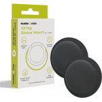 Mobile Origin Airtag Sticker Mount A2 - 2 pack, black - (MO-ATS-BLK)