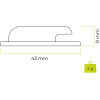 Mobile Origin Airtag Sticker Mount A2 - 2 pack, blue - (MO-ATS-BLU)