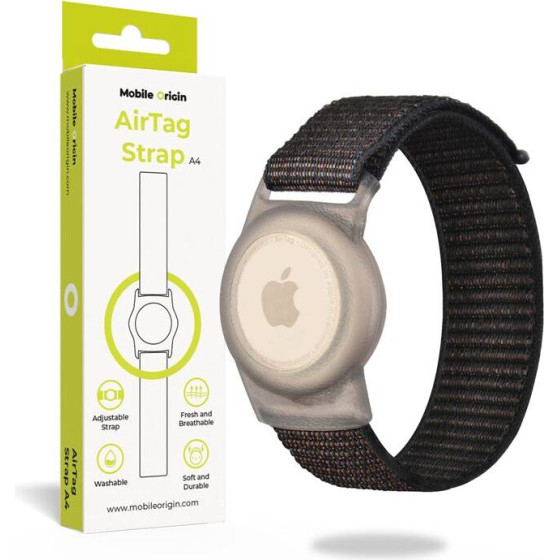 Mobile Origin AirTag Strap, black - (FRL-ATSTR-BLK)