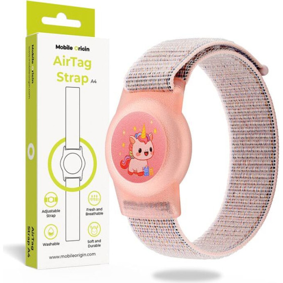 Mobile Origin AirTag Strap, pink unicorn - (FRL-ATSTR-PNK-UNI)