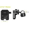 Mobile Origin Bike phone holder B2, black - (MO-BPH-B2)
