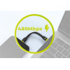 Mobile Origin Compact Cable USB-C to USB-C, black - (COMC-USBC-BLK)