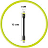 Mobile Origin Compact Cable USB-C to USB-C, black - (COMC-USBC-BLK)