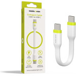 Mobile Origin Compact cable USB-C to USB-C, white - (COMC-USBC-WHT)