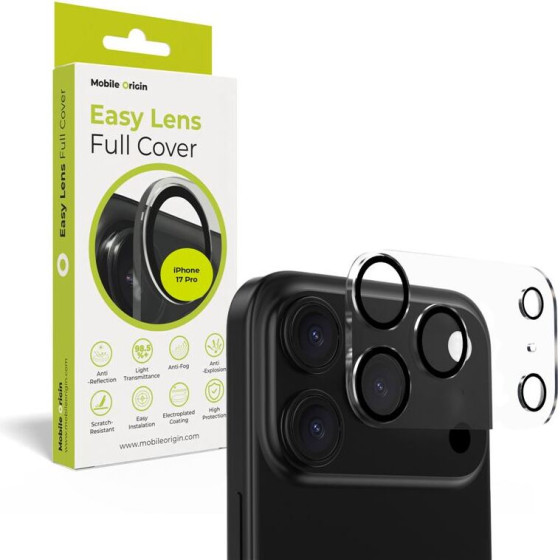 Mobile Origin Easy Lens full cover, clear - iPhone 17 Pro - (FRL-LGFC-i17Pro-CLR)