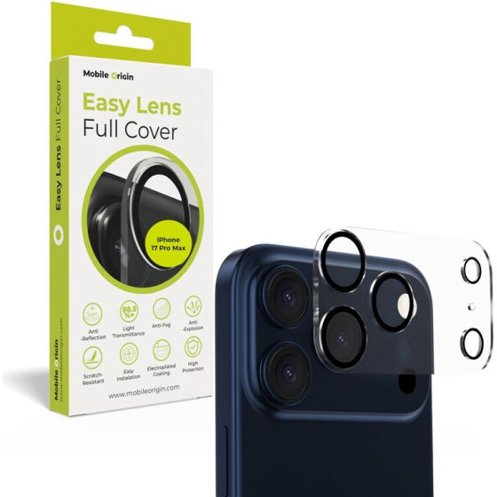 Mobile Origin Easy Lens full cover, clear - iPhone 17 Pro Max - (FRL-LGFC-i17ProMax-CLR)