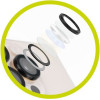 Mobile Origin Easy Lens guards, black - iPhone 16 / 16 Plus - (FRL-LSG-i16-BLK)