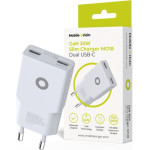 Mobile Origin GaN 30W Slim Charger TUV, MO18 - Dual USB-C - (MO-GAN30W-MO18)