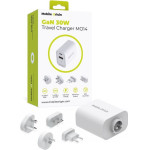 Mobile Origin GaN 30W Travel Charger MO14, EU,USA,UK,AUS - (FRL-TRVL30W-MO14)