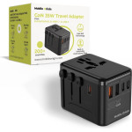 Mobile Origin GaN 35W Travel Adapter PW4 EU/UK/US/AUS, 3x USB-C + 2x USB-A - (MO-TRA35-PW4)