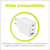 Mobile Origin GaN 40W Wall Charger MO13, white 1 USB-A + 2 USB-C - (FRL-GAN40W-MO13)