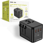 Mobile Origin GaN 67W Travel Adapter PW5 EU/UK/US/AUS, 3x USB-C + USB-A - (MO-TRA67-PW5)