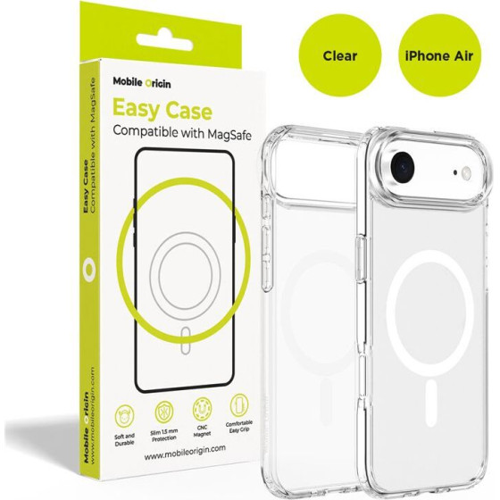 Mobile Origin Hybrid MagSafe Case, clear - iPhone Air - (MO-HYCL-IP17A)