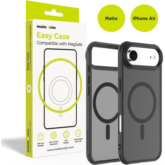 Mobile Origin Hybrid MagSafe Case, matte black - iPhone Air - (MO-HYBL-IP17A)