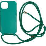 Mobile Origin Lanyard Case, dark green - iPhone 14 - (LYC-S-GRN-14)