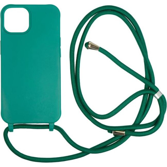 Mobile Origin Lanyard Case, dark green - iPhone 14 - (LYC-S-GRN-14)