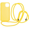 Mobile Origin Lanyard Case, yellow - iPhone 14 - (LYC-S-YLW-14)