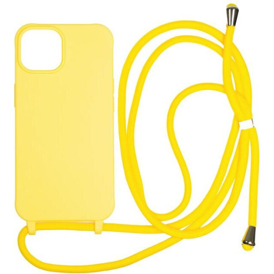 Mobile Origin Lanyard Case, yellow - iPhone 14 - (LYC-S-YLW-14)