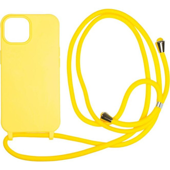 Mobile Origin Lanyard Case, yellow - iPhone 15 - (LYC-S-YLW-15)
