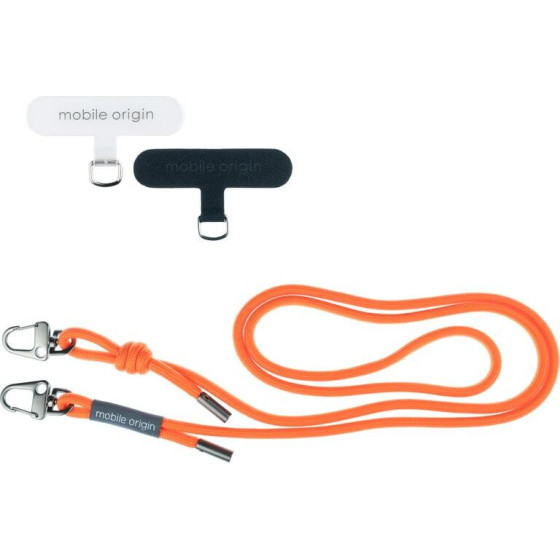 Mobile Origin Lanyard rope 6 mm, Orange, 82 - 163cm - (LYR-UNI-ORG)