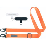 Mobile Origin Lanyard tape 25mm, Orange, 84 - 165cm - (LYT-UNI-ORG)